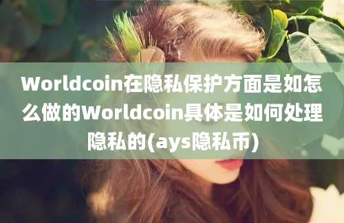 Worldcoin在隐私保护方面是如怎么做的Worldcoin具体是如何处理隐私的(ays隐私币)