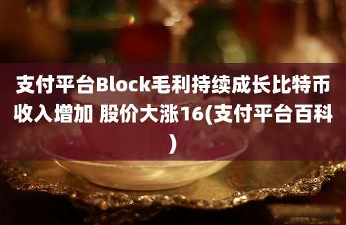 支付平台Block毛利持续成长比特币收入增加 股价大涨16(支付平台百科)