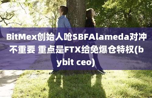 BitMex创始人呛SBFAlameda对冲不重要 重点是FTX给免爆仓特权(bybit ceo)