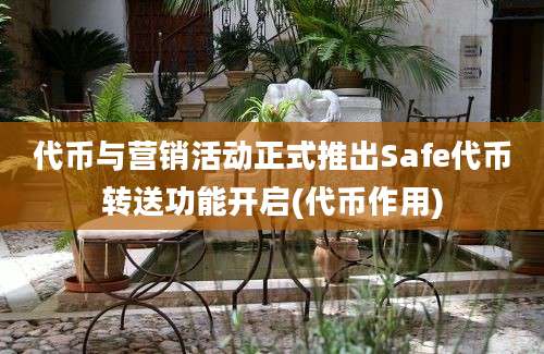 代币与营销活动正式推出Safe代币转送功能开启(代币作用)