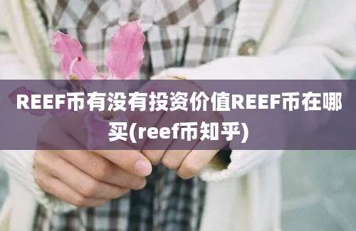 REEF币有没有投资价值REEF币在哪买(reef币知乎)