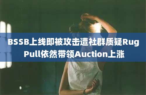 BSSB上线即被攻击遭社群质疑Rug Pull依然带领Auction上涨