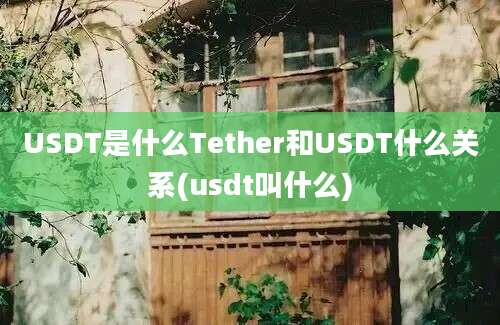 USDT是什么Tether和USDT什么关系(usdt叫什么)