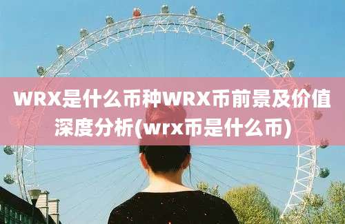 WRX是什么币种WRX币前景及价值深度分析(wrx币是什么币)