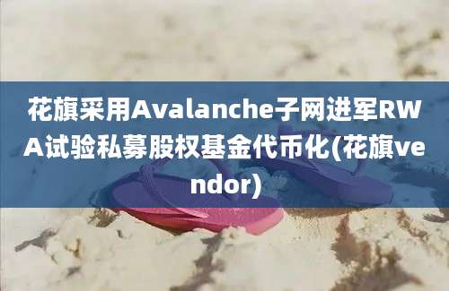 花旗采用Avalanche子网进军RWA试验私募股权基金代币化(花旗vendor)