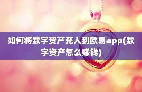 如何将数字资产充入到欧易app(数字资产怎么赚钱)