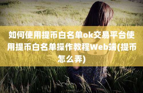 如何使用提币白名单ok交易平台使用提币白名单操作教程Web端(提币怎么弄)