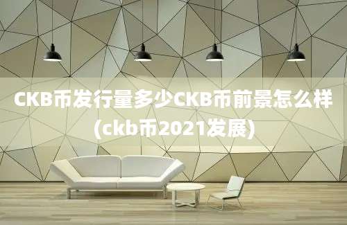 CKB币发行量多少CKB币前景怎么样(ckb币2021发展)