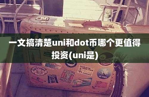 一文搞清楚uni和dot币哪个更值得投资(uni是)