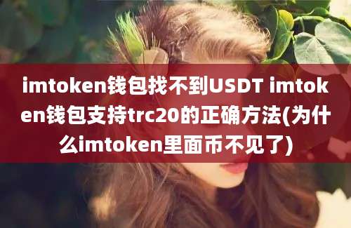 imtoken钱包找不到USDT imtoken钱包支持trc20的正确方法(为什么imtoken里面币不见了)