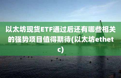 以太坊现货ETF通过后还有哪些相关的强势项目值得期待(以太坊ethetc)