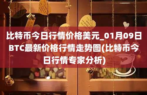 比特币今日行情价格美元_01月09日BTC最新价格行情走势图(比特币今日行情专家分析)