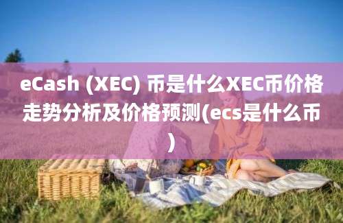 eCash (XEC) 币是什么XEC币价格走势分析及价格预测(ecs是什么币)