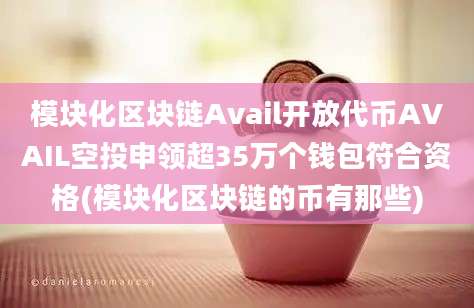 模块化区块链Avail开放代币AVAIL空投申领超35万个钱包符合资格(模块化区块链的币有那些)