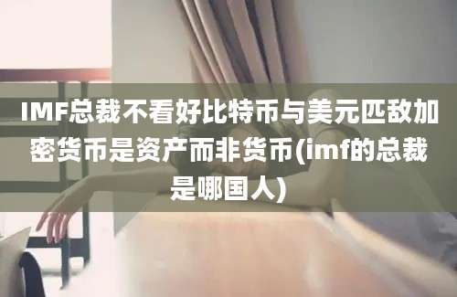 IMF总裁不看好比特币与美元匹敌加密货币是资产而非货币(imf的总裁是哪国人)