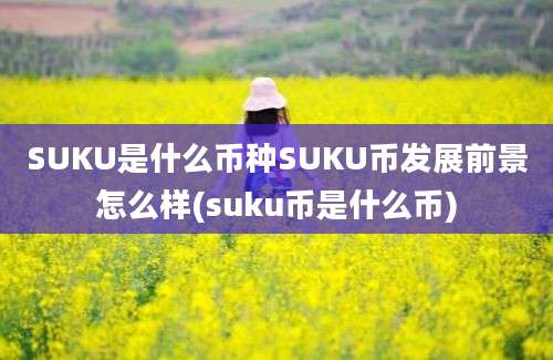 SUKU是什么币种SUKU币发展前景怎么样(suku币是什么币)