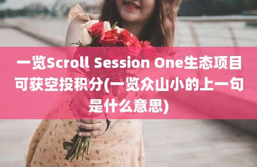 一览Scroll Session One生态项目可获空投积分(一览众山小的上一句是什么意思)