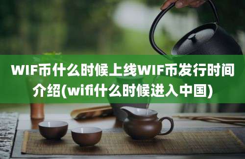 WIF币什么时候上线WIF币发行时间介绍(wifi什么时候进入中国)