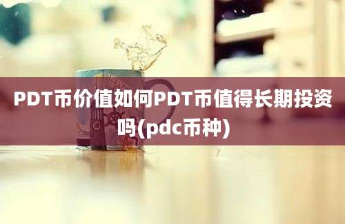 PDT币价值如何PDT币值得长期投资吗(pdc币种)