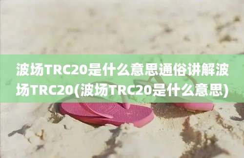 波场TRC20是什么意思通俗讲解波场TRC20(波场TRC20是什么意思)