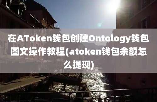 在AToken钱包创建Ontology钱包图文操作教程(atoken钱包余额怎么提现)