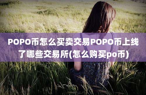 POPO币怎么买卖交易POPO币上线了哪些交易所(怎么购买po币)