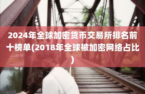 2024年全球加密货币交易所排名前十榜单(2018年全球被加密网络占比)