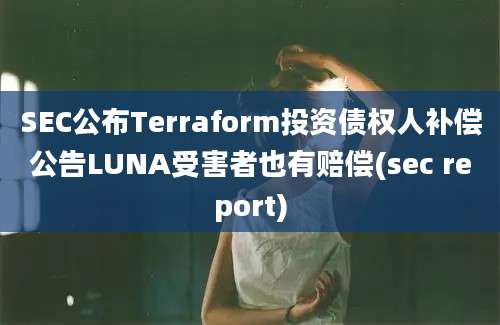 SEC公布Terraform投资债权人补偿公告LUNA受害者也有赔偿(sec report)