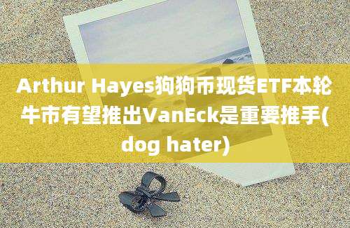 Arthur Hayes狗狗币现货ETF本轮牛市有望推出VanEck是重要推手(dog hater)