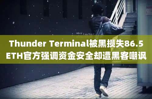 Thunder Terminal被黑损失86.5ETH官方强调资金安全却遭黑客嘲讽