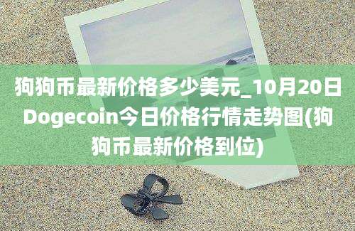 狗狗币最新价格多少美元_10月20日Dogecoin今日价格行情走势图(狗狗币最新价格到位)