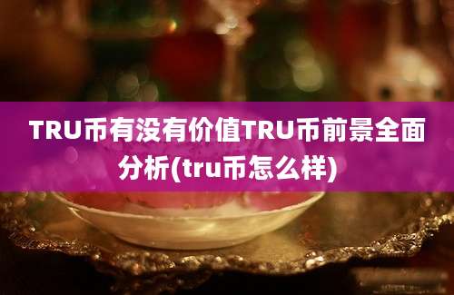 TRU币有没有价值TRU币前景全面分析(tru币怎么样)