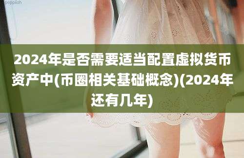 2024年是否需要适当配置虚拟货币资产中(币圈相关基础概念)(2024年还有几年)