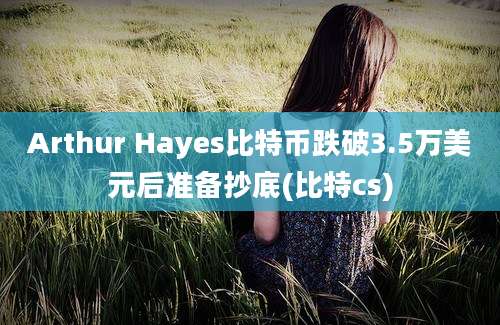 Arthur Hayes比特币跌破3.5万美元后准备抄底(比特cs)