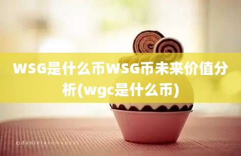 WSG是什么币WSG币未来价值分析(wgc是什么币)