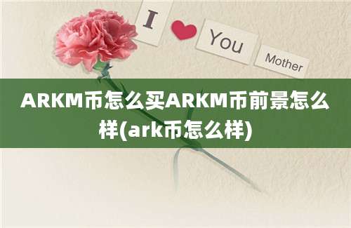 ARKM币怎么买ARKM币前景怎么样(ark币怎么样)