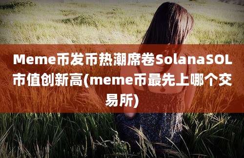 Meme币发币热潮席卷SolanaSOL市值创新高(meme币最先上哪个交易所)