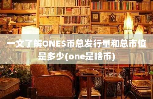 一文了解ONES币总发行量和总市值是多少(one是啥币)