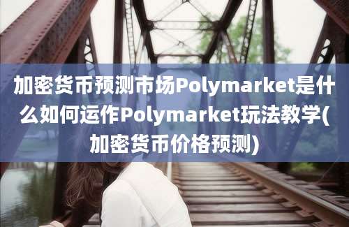 加密货币预测市场Polymarket是什么如何运作Polymarket玩法教学(加密货币价格预测)