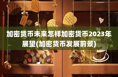 加密货币未来怎样加密货币2023年展望(加密货币发展前景)