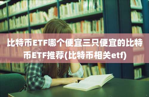 比特币ETF哪个便宜三只便宜的比特币ETF推荐(比特币相关etf)