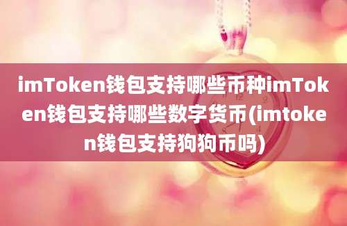 imToken钱包支持哪些币种imToken钱包支持哪些数字货币(imtoken钱包支持狗狗币吗)