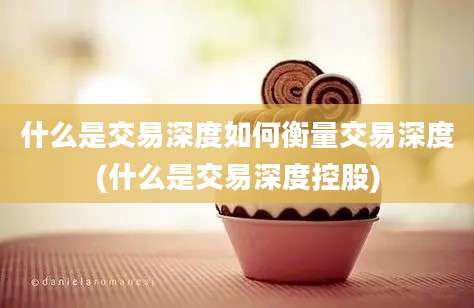 什么是交易深度如何衡量交易深度(什么是交易深度控股)