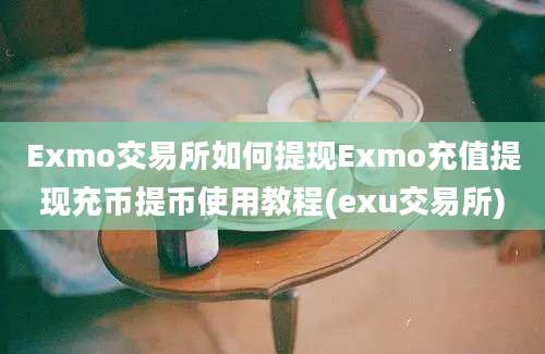 Exmo交易所如何提现Exmo充值提现充币提币使用教程(exu交易所)