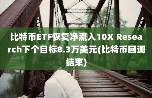 比特币ETF恢复净流入10X Research下个目标8.3万美元(比特币回调结束)