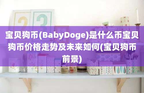 宝贝狗币(BabyDoge)是什么币宝贝狗币价格走势及未来如何(宝贝狗币前景)