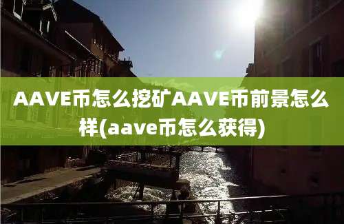 AAVE币怎么挖矿AAVE币前景怎么样(aave币怎么获得)