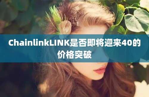 ChainlinkLINK是否即将迎来40的价格突破