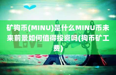 矿狗币(MINU)是什么MINU币未来前景如何值得投资吗(狗币矿工费)