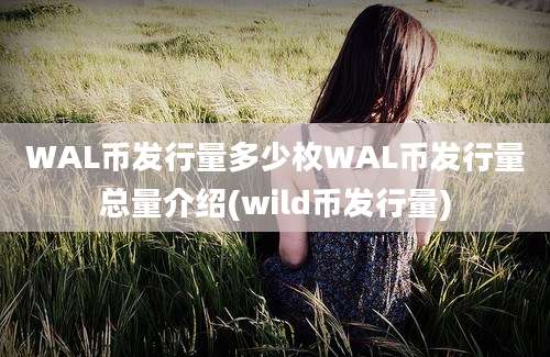 WAL币发行量多少枚WAL币发行量总量介绍(wild币发行量)